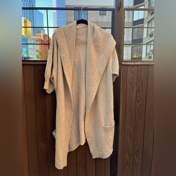 Vince Taupe Women's Cardigan - Picture 1 of 3